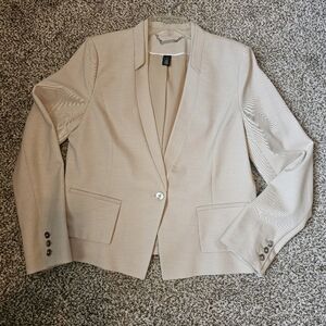 WHBM New Cream Colored Blazer